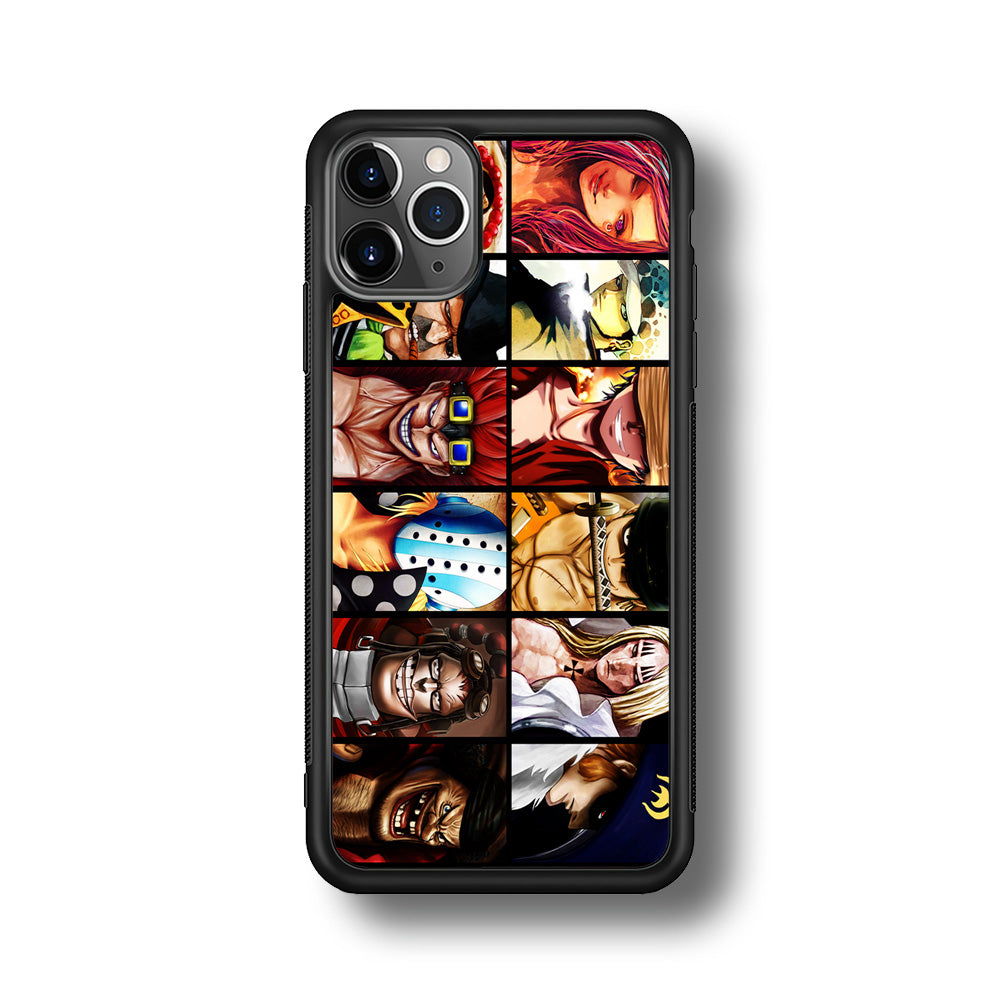 One Piece Supernova iPhone 11 Pro Max Case-Phone Case-Rubber Black (2D Case)-Altracase