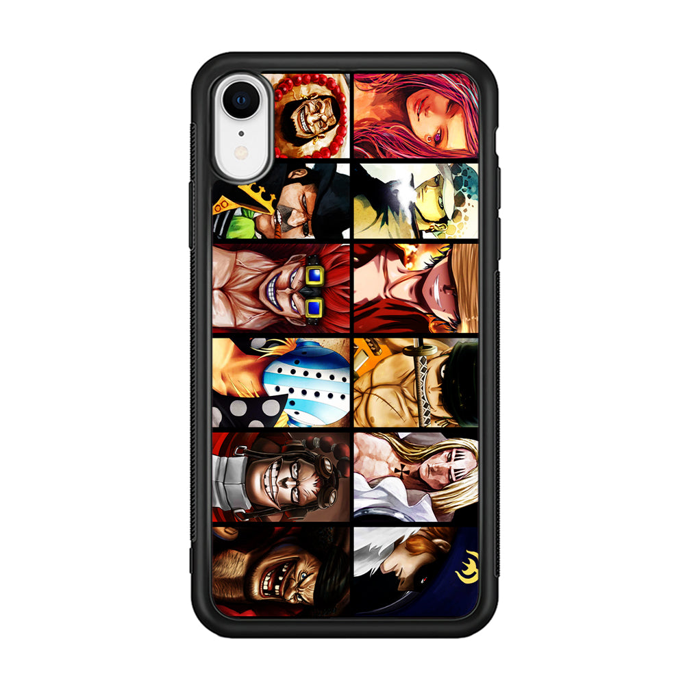 One Piece Supernova iPhone XR Case-Phone Case-Rubber Black (2D Case)-Altracase