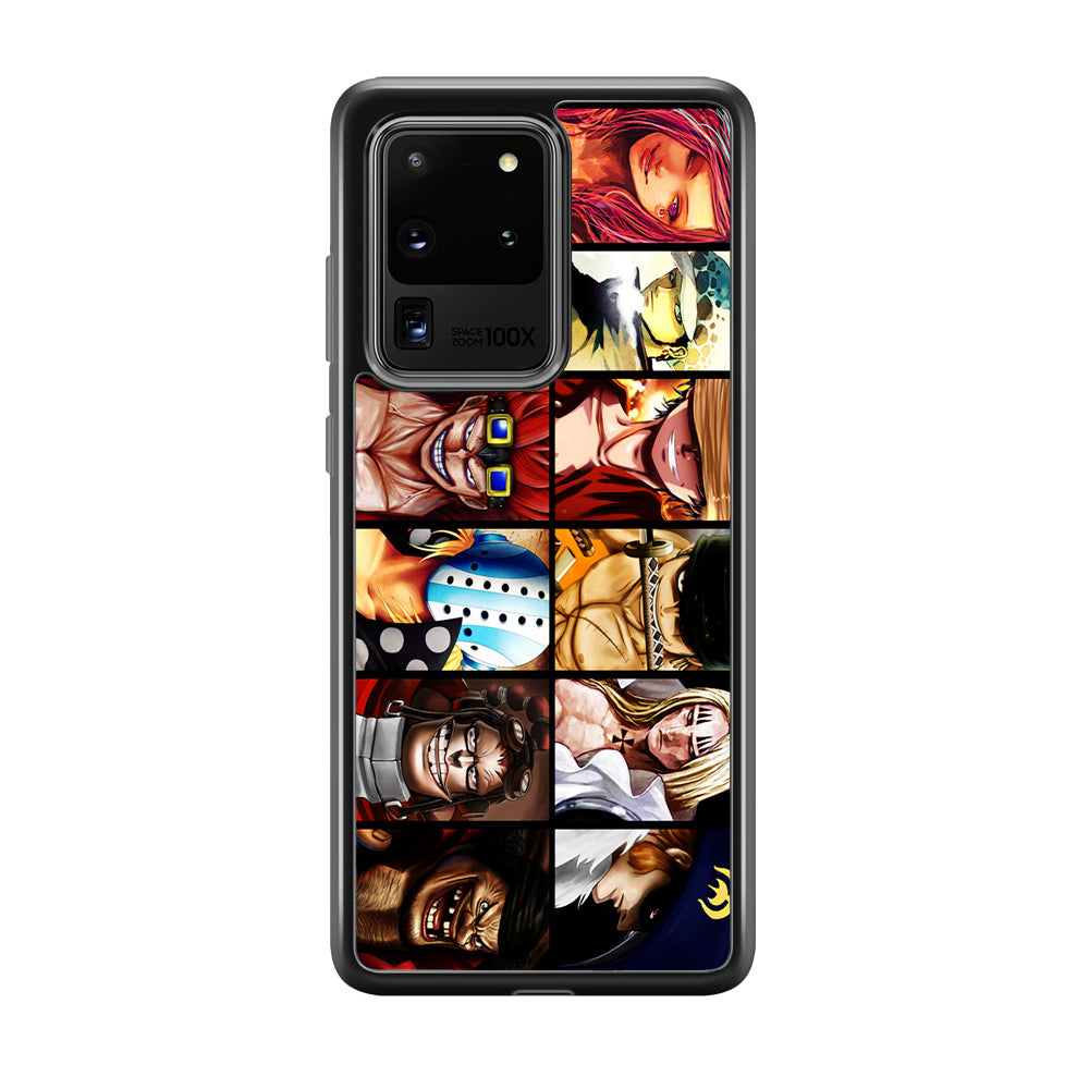 One Piece Supernova Samsung Galaxy S20 Ultra Case-Phone Case-Rubber Black (2D Case)-Altracase