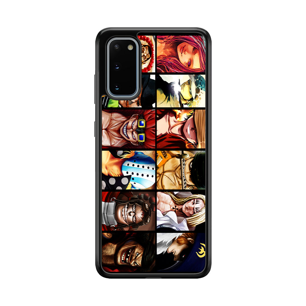 One Piece Supernova Samsung Galaxy S20 Case-Phone Case-Rubber Black (2D Case)-Altracase