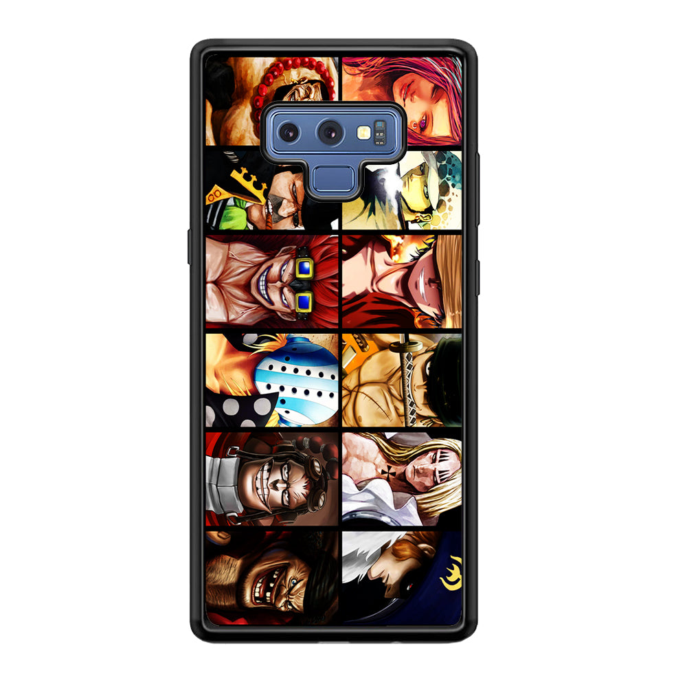 One Piece Supernova Samsung Galaxy Note 9 Case-Phone Case-Rubber Black (2D Case)-Altracase