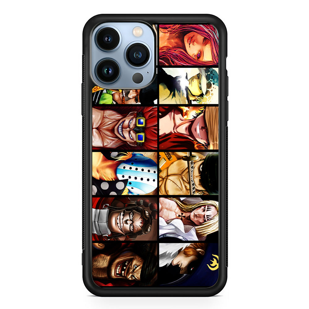 One Piece Supernova iPhone 13 Pro Case-Phone Case-Rubber Black (2D Case)-Altracase