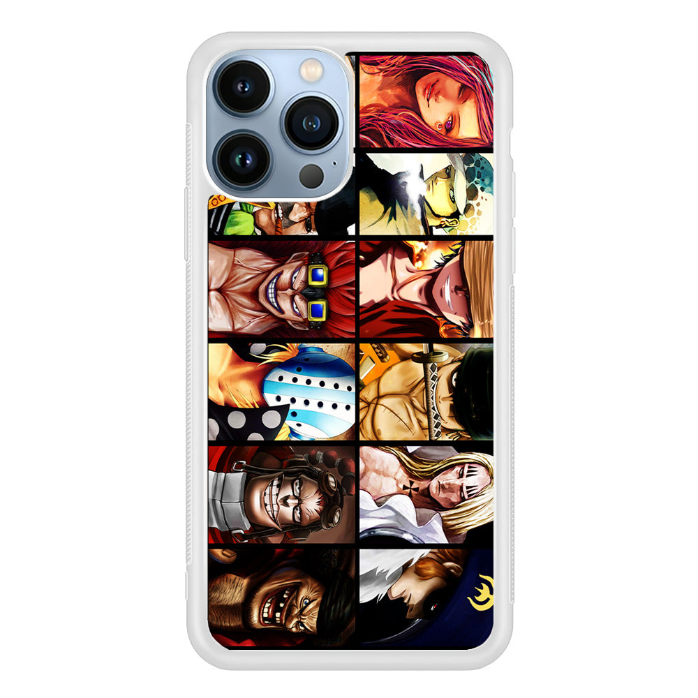 One Piece Supernova iPhone 15 Pro Max Case-Phone Case-Rubber White (2D Case)-Altracase
