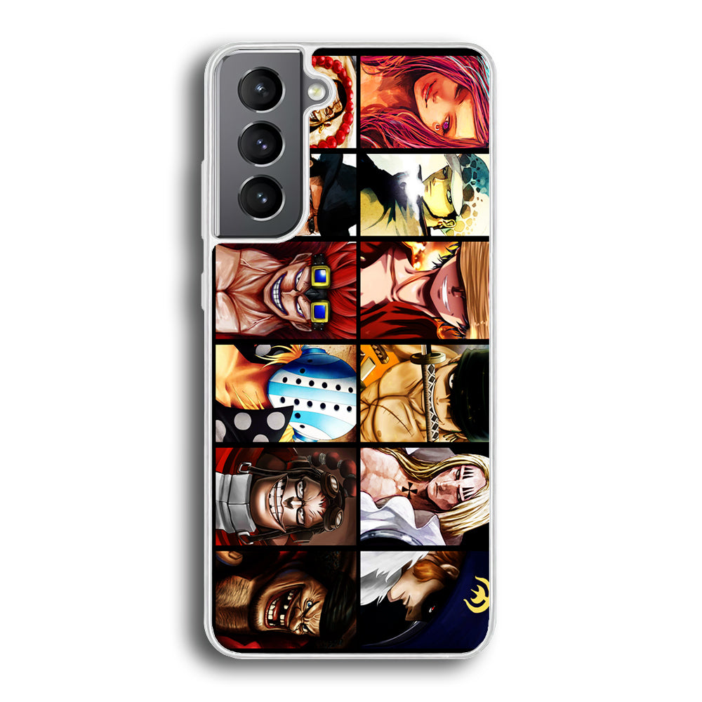 One Piece Supernova Samsung Galaxy S23 Case-Phone Case-Rubber White (2D Case)-Altracase