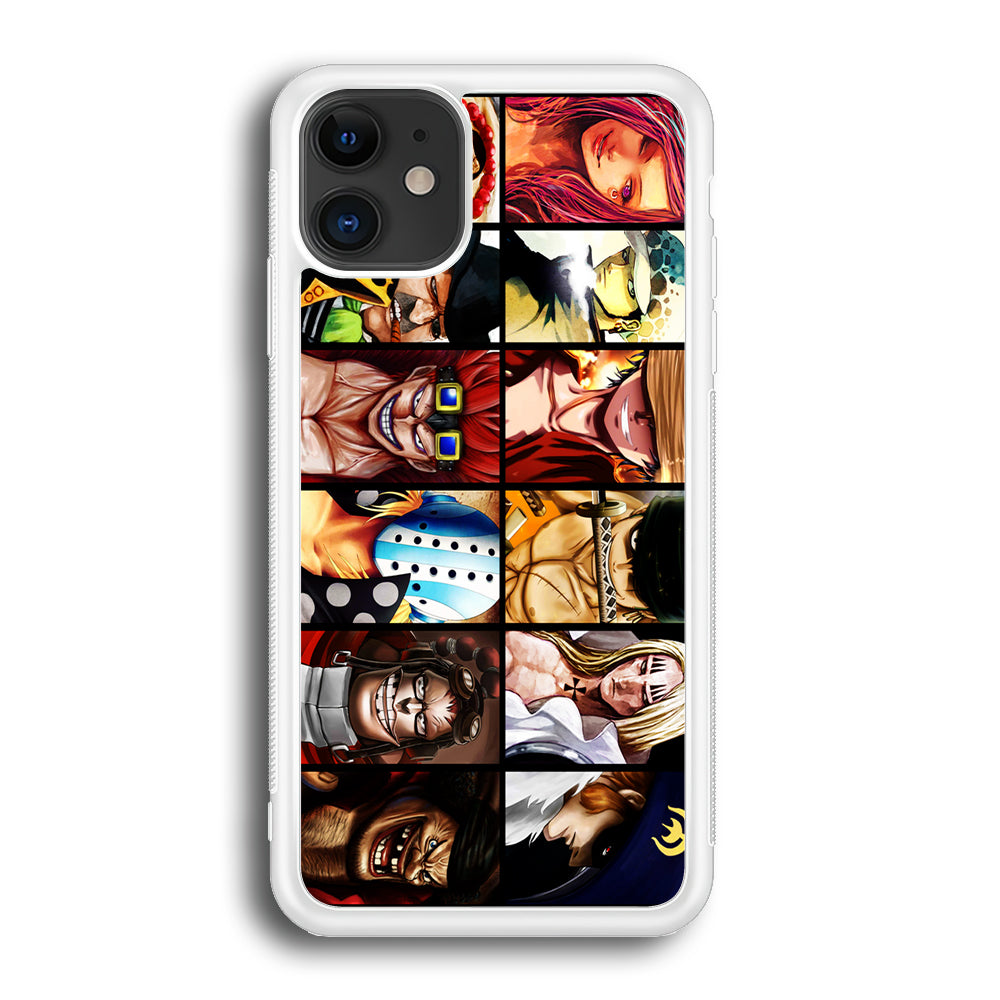 One Piece Supernova iPhone 12 Mini Case-Phone Case-Rubber White (2D Case)-Altracase
