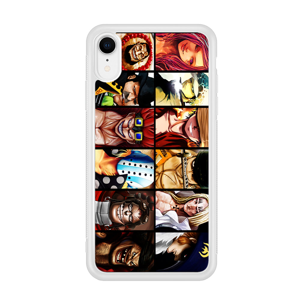 One Piece Supernova iPhone XR Case-Phone Case-Rubber White (2D Case)-Altracase