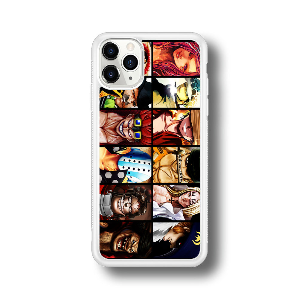 One Piece Supernova iPhone 11 Pro Max Case-Phone Case-Rubber White (2D Case)-Altracase