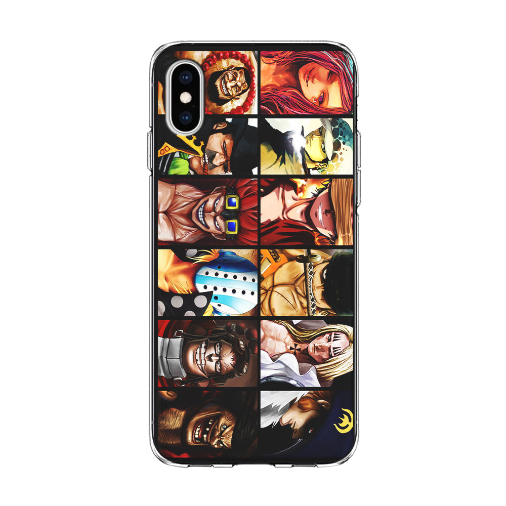 One Piece Supernova iPhone Xs Case-Phone Case-Clear Soft Case-Altracase
