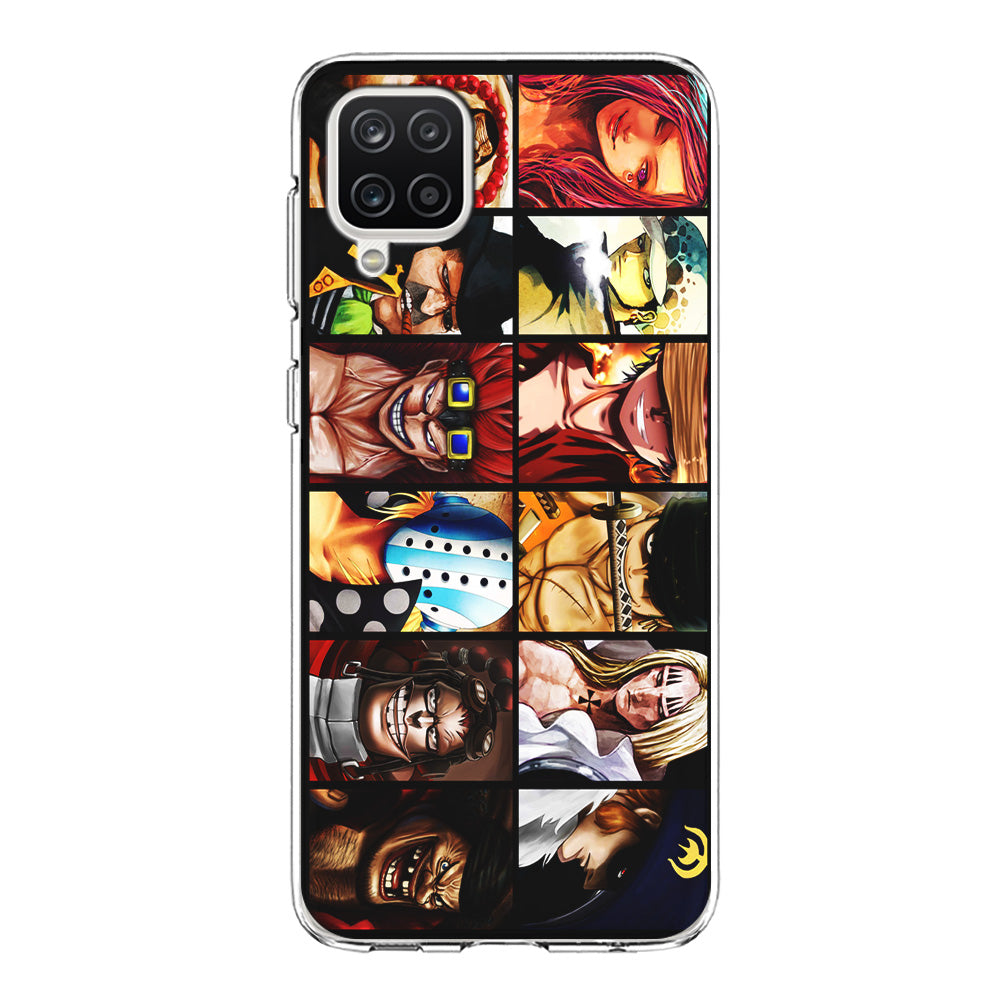One Piece Supernova Samsung Galaxy A12 Case-Phone Case-Clear Soft Case-Altracase