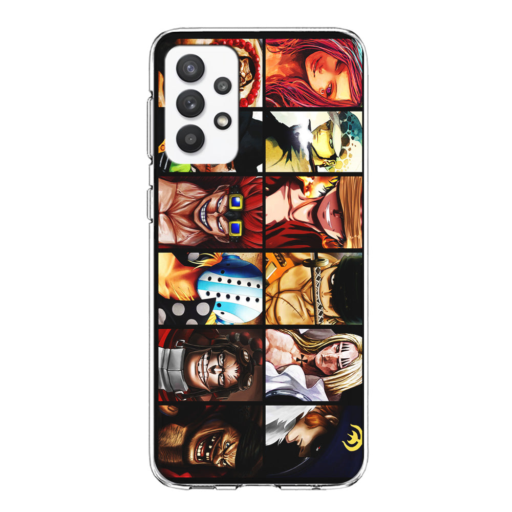 One Piece Supernova Samsung Galaxy A32 Case-Phone Case-Clear Soft Case-Altracase