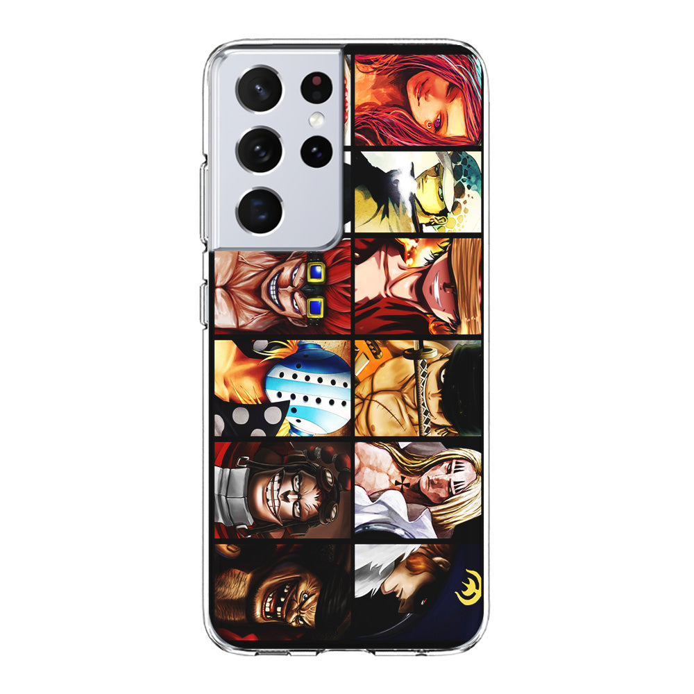 One Piece Supernova Samsung Galaxy S21 Ultra Case-Phone Case-Clear Soft Case-Altracase