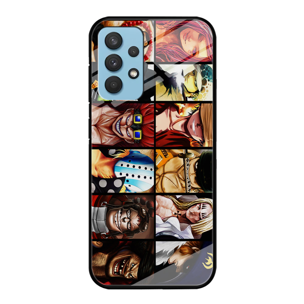 One Piece Supernova Samsung Galaxy A32 Case-Phone Case-Tempered Glass Case-Altracase
