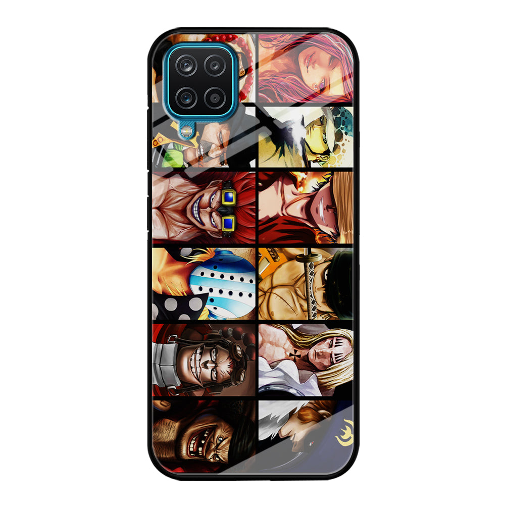 One Piece Supernova Samsung Galaxy A12 Case-Phone Case-Tempered Glass Case-Altracase