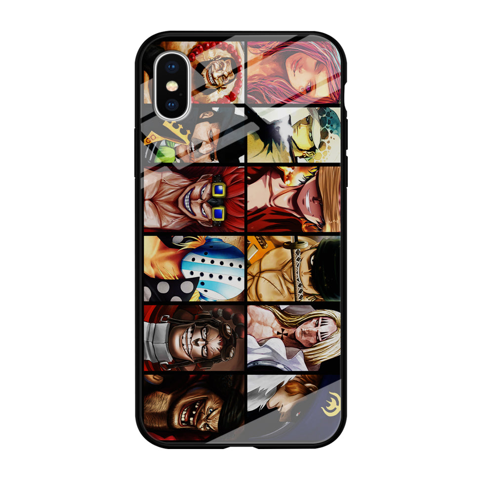 One Piece Supernova iPhone Xs Case-Phone Case-Tempered Glass Case-Altracase