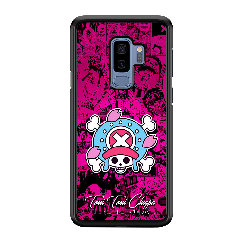 One Piece Tony Chopper Comic Samsung Galaxy S9 Plus Case-Phone Case-Rubber Black (2D Case)-Altracase