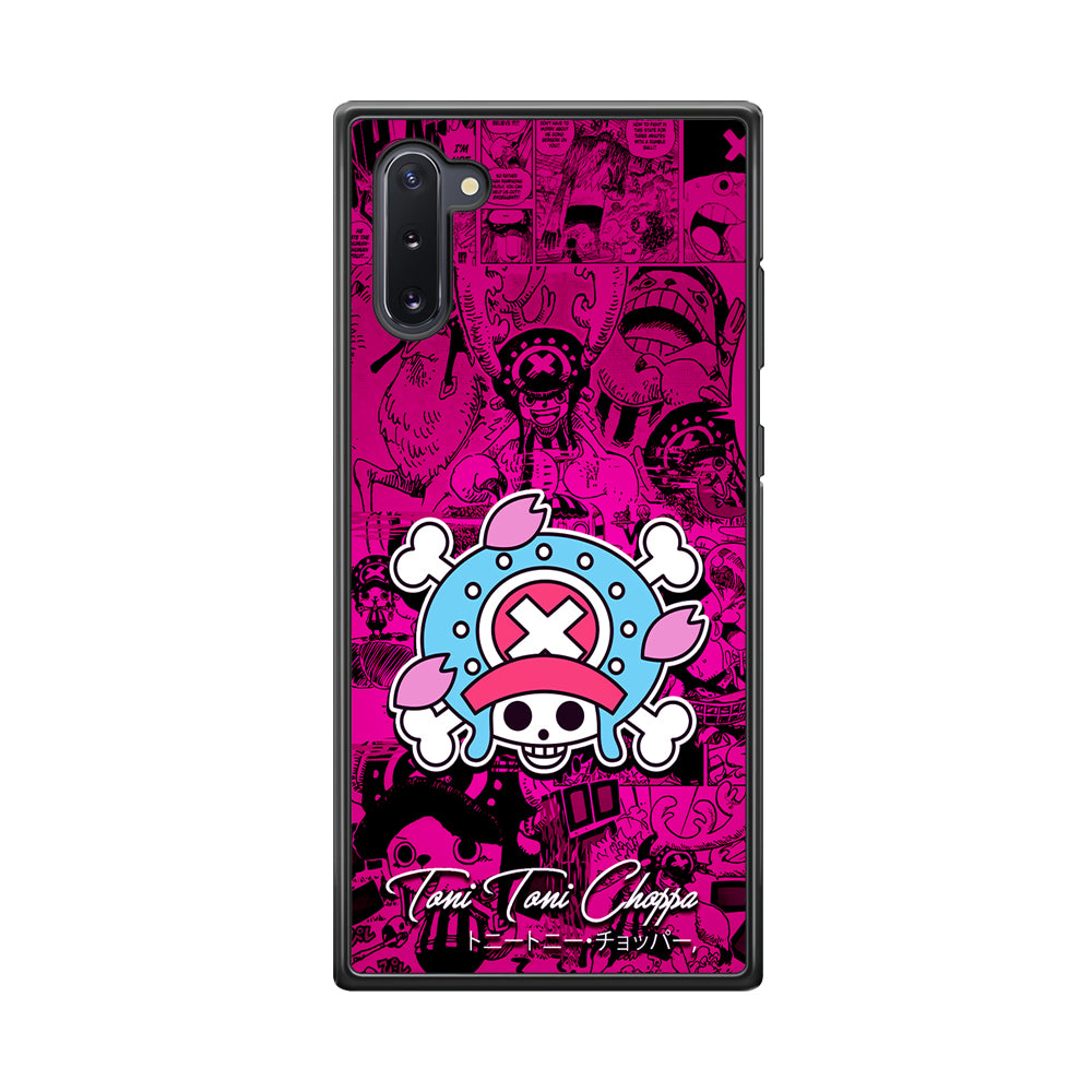 One Piece Tony Chopper Comic Samsung Galaxy Note 10 Case-Phone Case-Rubber Black (2D Case)-Altracase