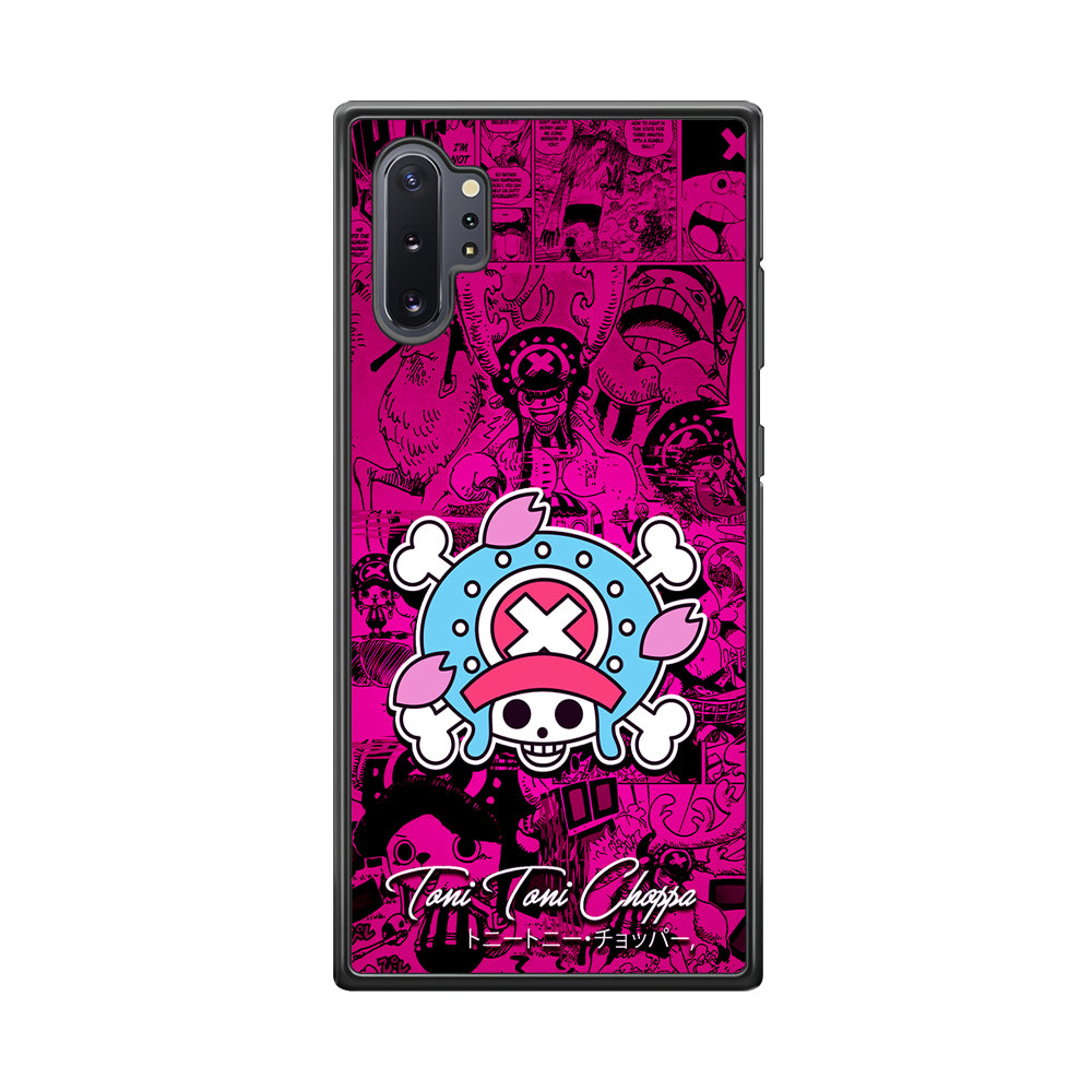 One Piece Tony Chopper Comic Samsung Galaxy Note 10 Plus Case-Phone Case-Rubber Black (2D Case)-Altracase