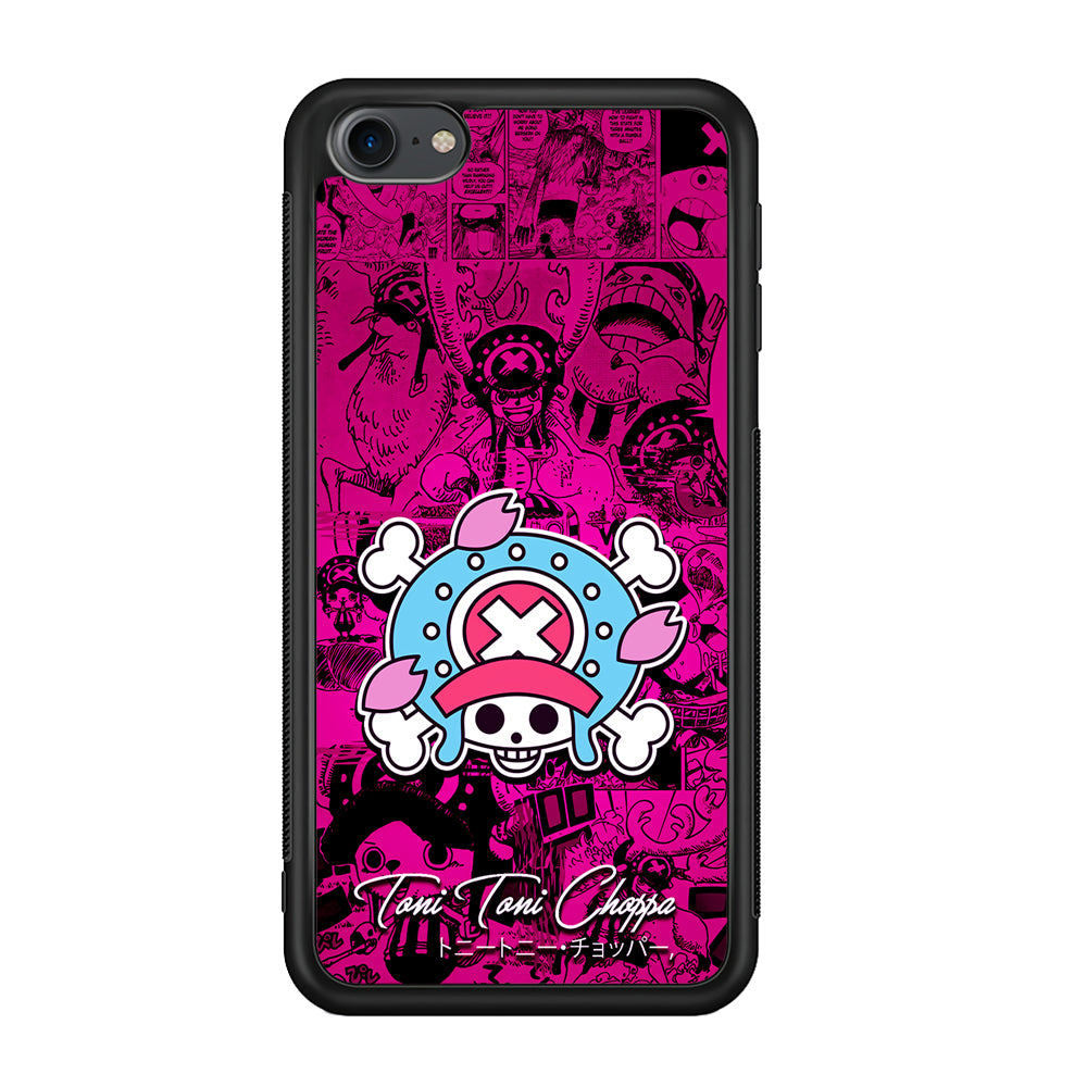 One Piece Tony Chopper Comic iPod Touch 6 Case-Phone Case-Rubber White (2D Case)-Altracase