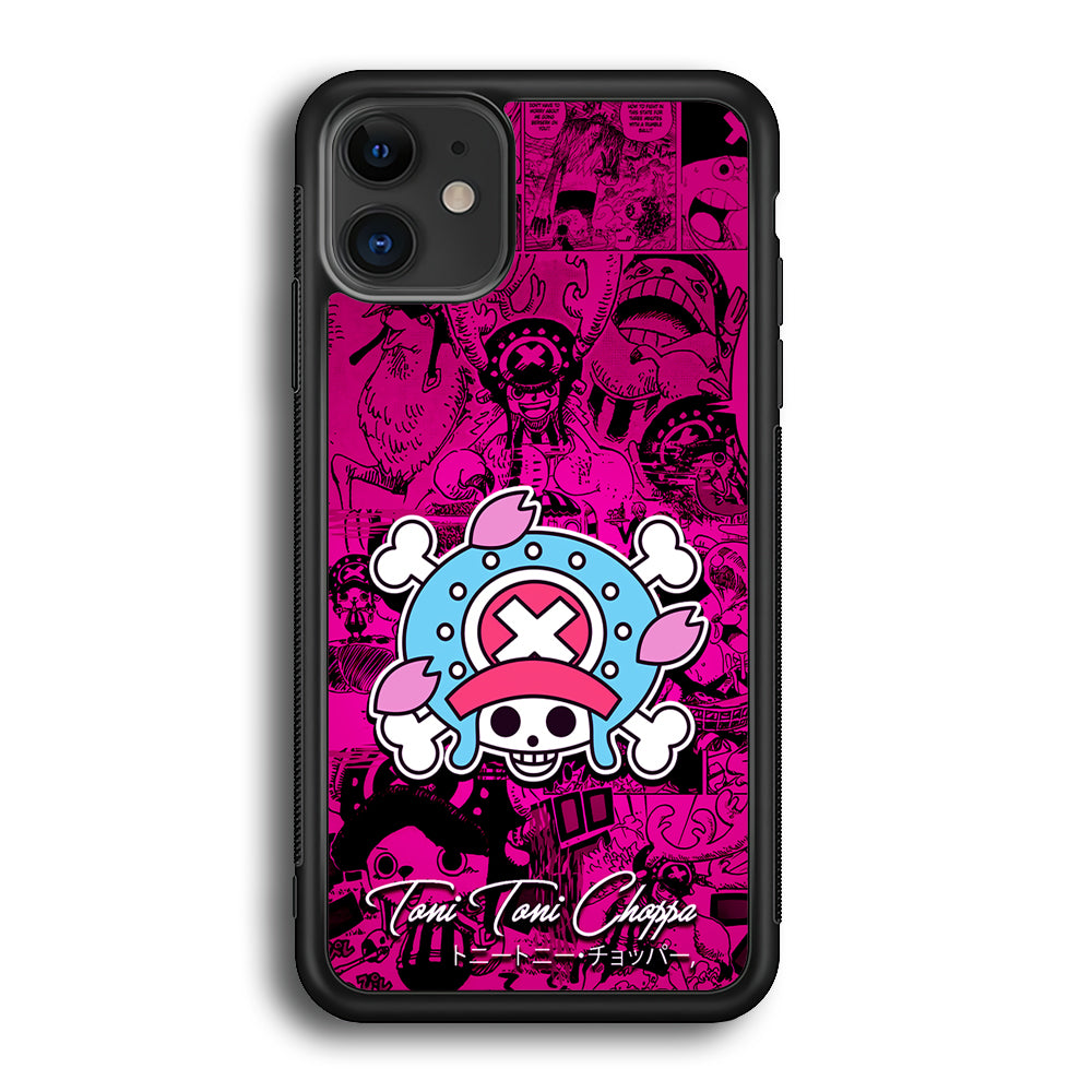 One Piece Tony Chopper Comic iPhone 12 Mini Case-Phone Case-Rubber Black (2D Case)-Altracase