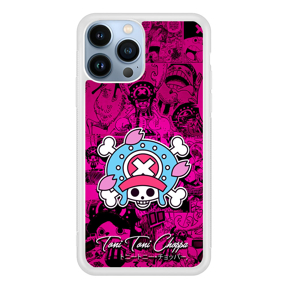 One Piece Tony Chopper Comic iPhone 15 Pro Max Case-Phone Case-Rubber White (2D Case)-Altracase