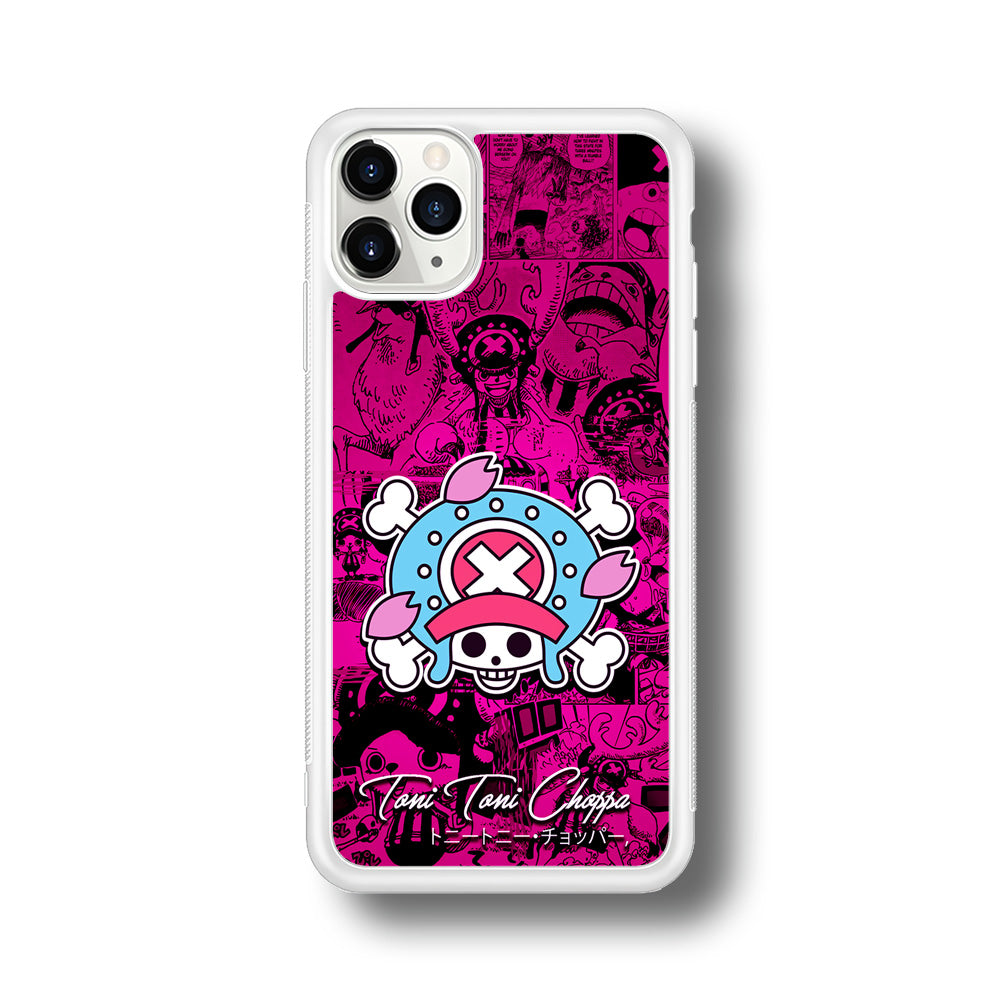 One Piece Tony Chopper Comic iPhone 11 Pro Max Case-Phone Case-Rubber White (2D Case)-Altracase