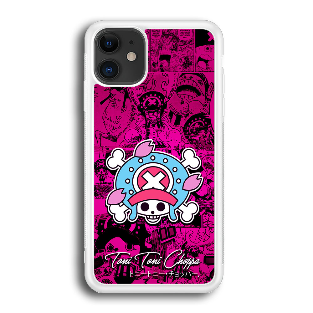 One Piece Tony Chopper Comic iPhone 12 Mini Case-Phone Case-Rubber White (2D Case)-Altracase