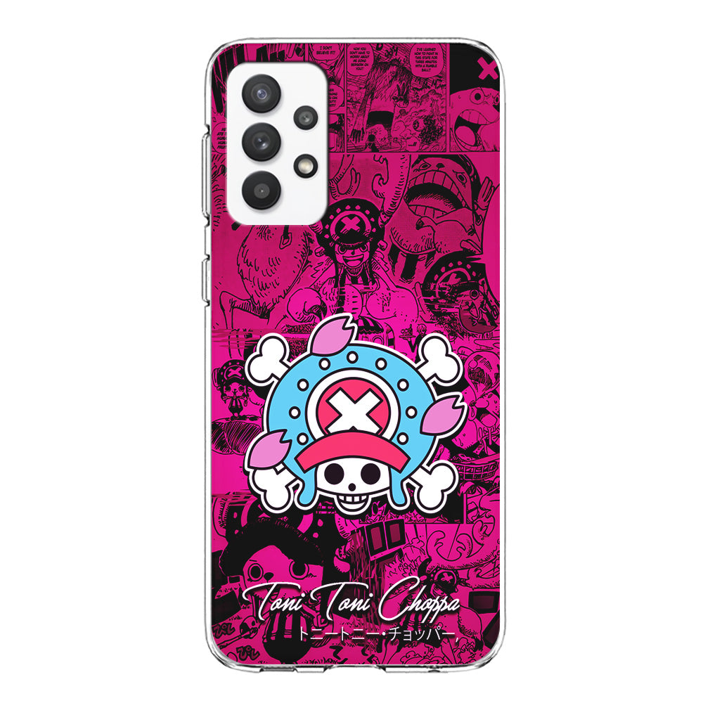 One Piece Tony Chopper Comic Samsung Galaxy A32 Case-Phone Case-Clear Soft Case-Altracase