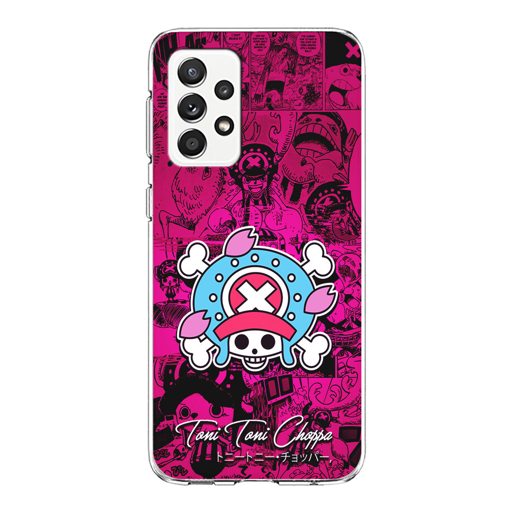 One Piece Tony Chopper Comic Samsung Galaxy A72 Case-Phone Case-Clear Soft Case-Altracase