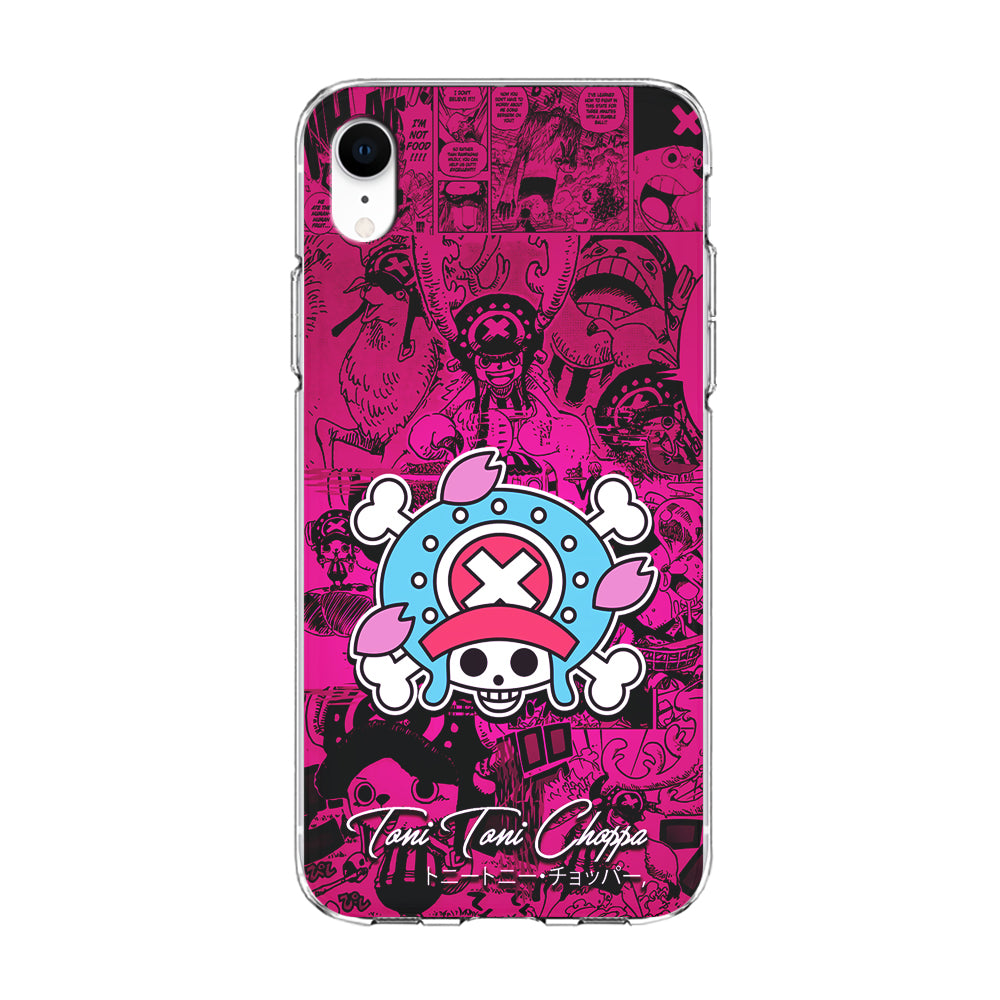 One Piece Tony Chopper Comic iPhone XR Case-Phone Case-Clear Soft Case-Altracase