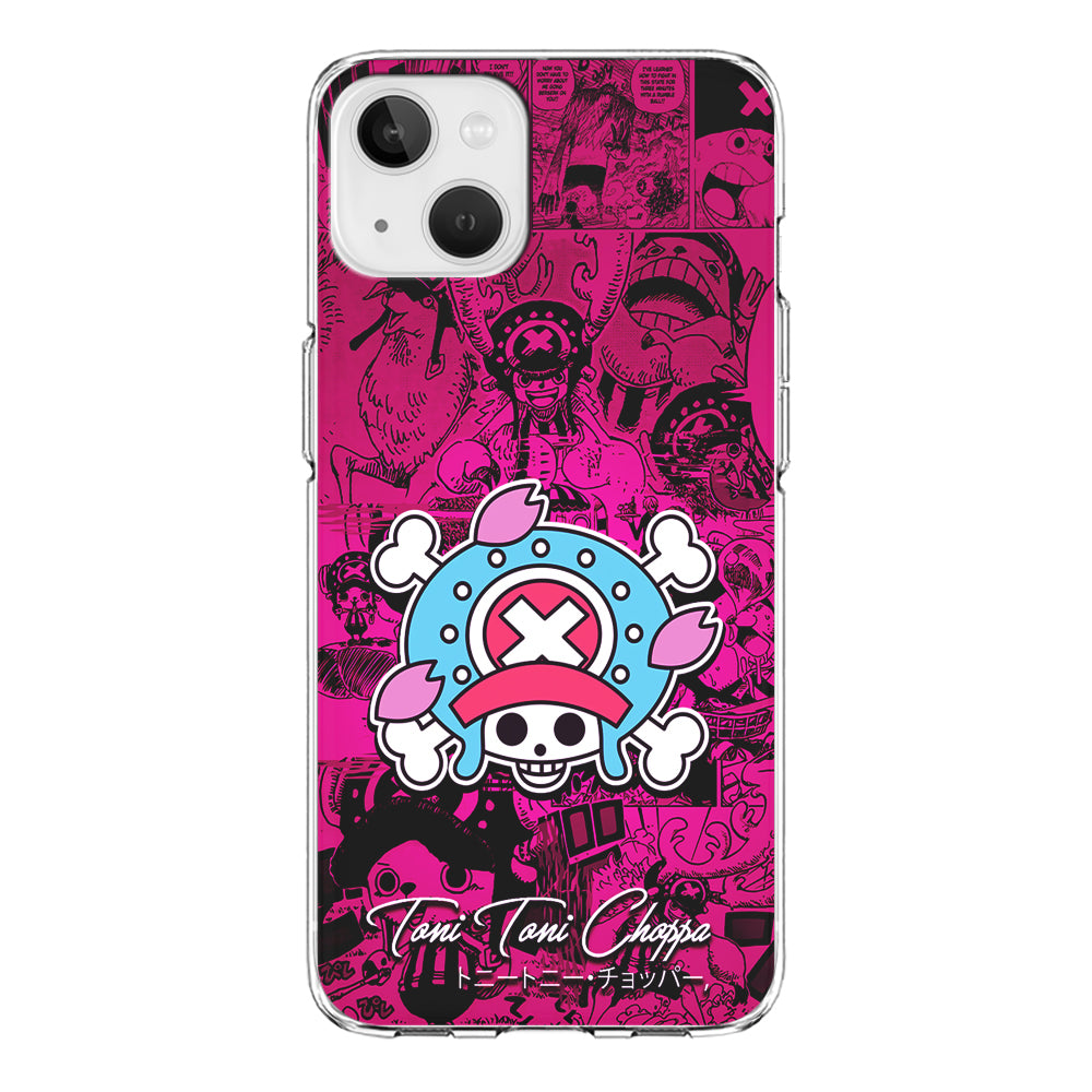 One Piece Tony Chopper Comic iPhone 13 Mini Case-Phone Case-Clear Soft Case-Altracase