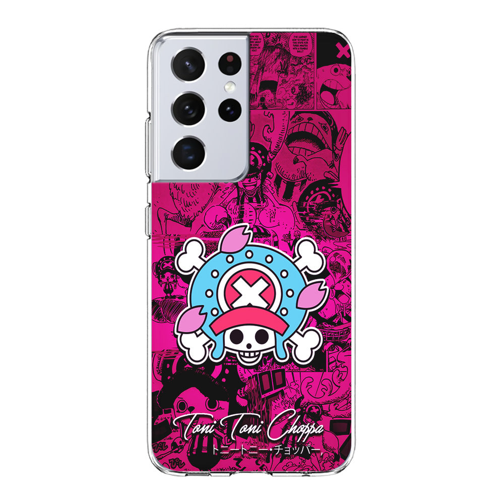 One Piece Tony Chopper Comic Samsung Galaxy S21 Ultra Case-Phone Case-Clear Soft Case-Altracase