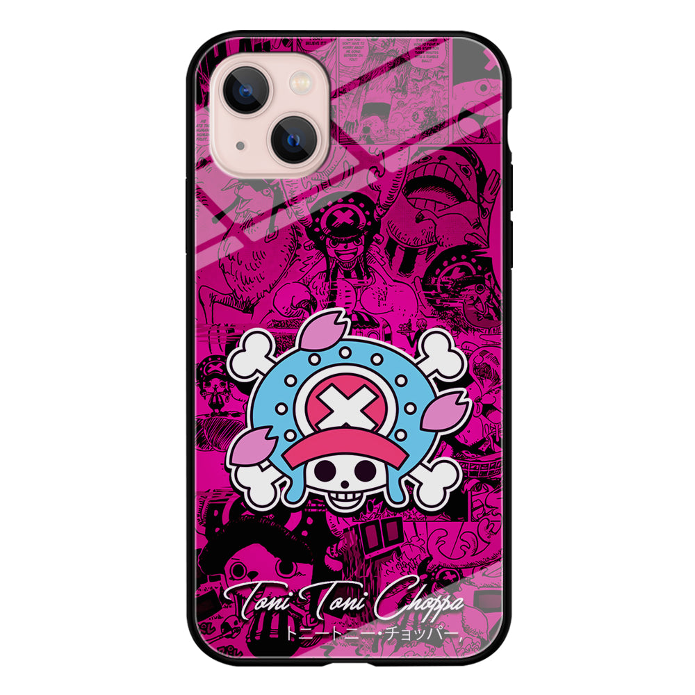 One Piece Tony Chopper Comic iPhone 13 Mini Case-Phone Case-Tempered Glass Case-Altracase