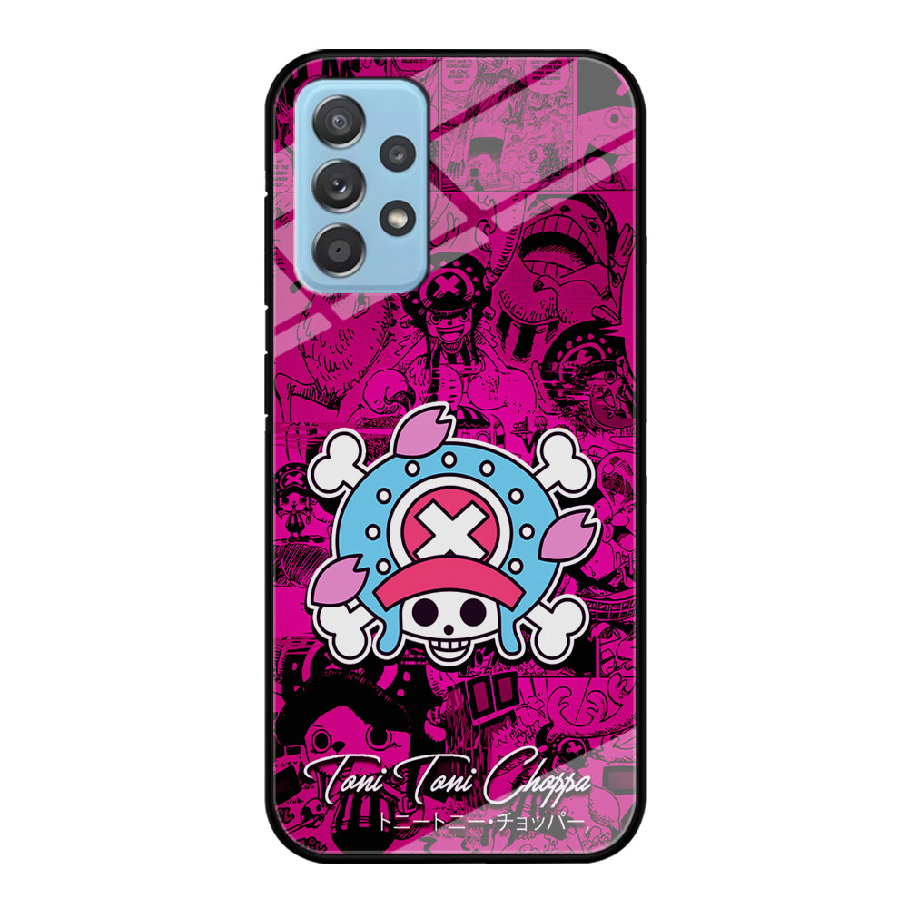 One Piece Tony Chopper Comic Samsung Galaxy A72 Case-Phone Case-Tempered Glass Case-Altracase