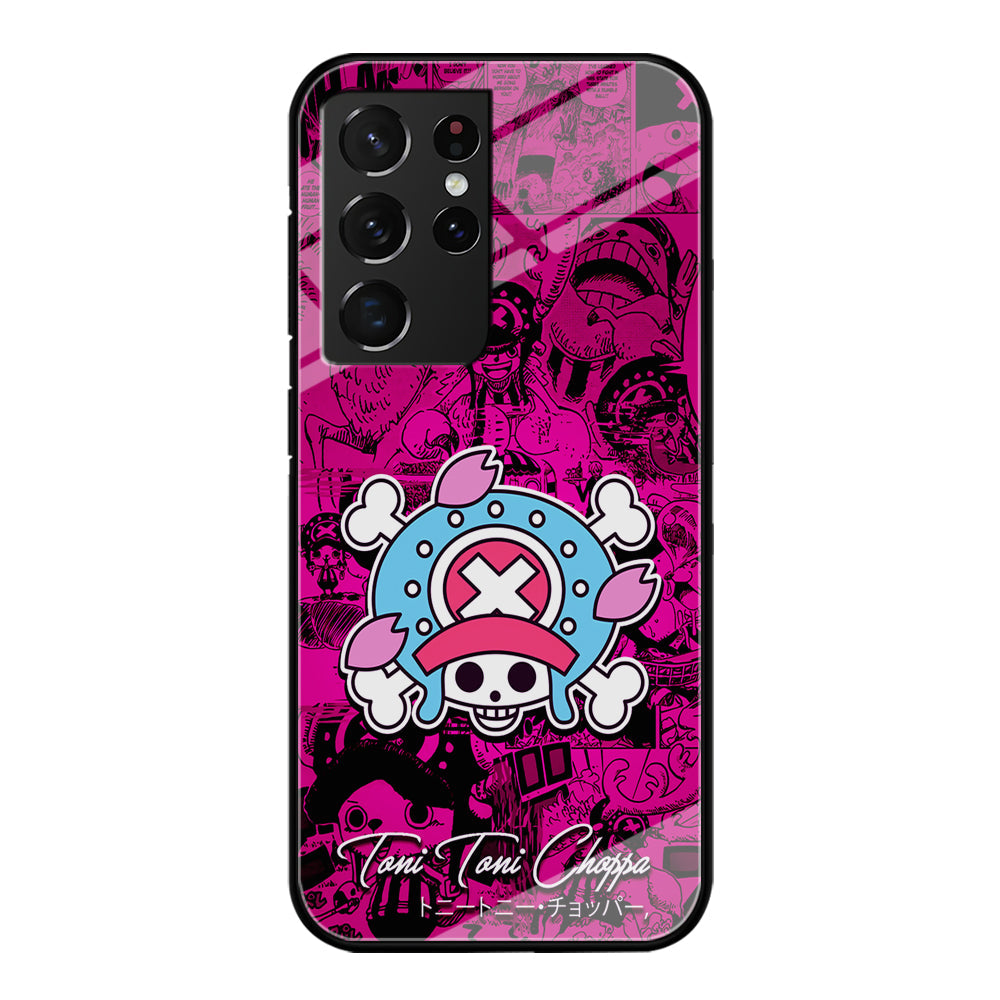 One Piece Tony Chopper Comic Samsung Galaxy S24 Ultra Case-Phone Case-Tempered Glass Case-Altracase