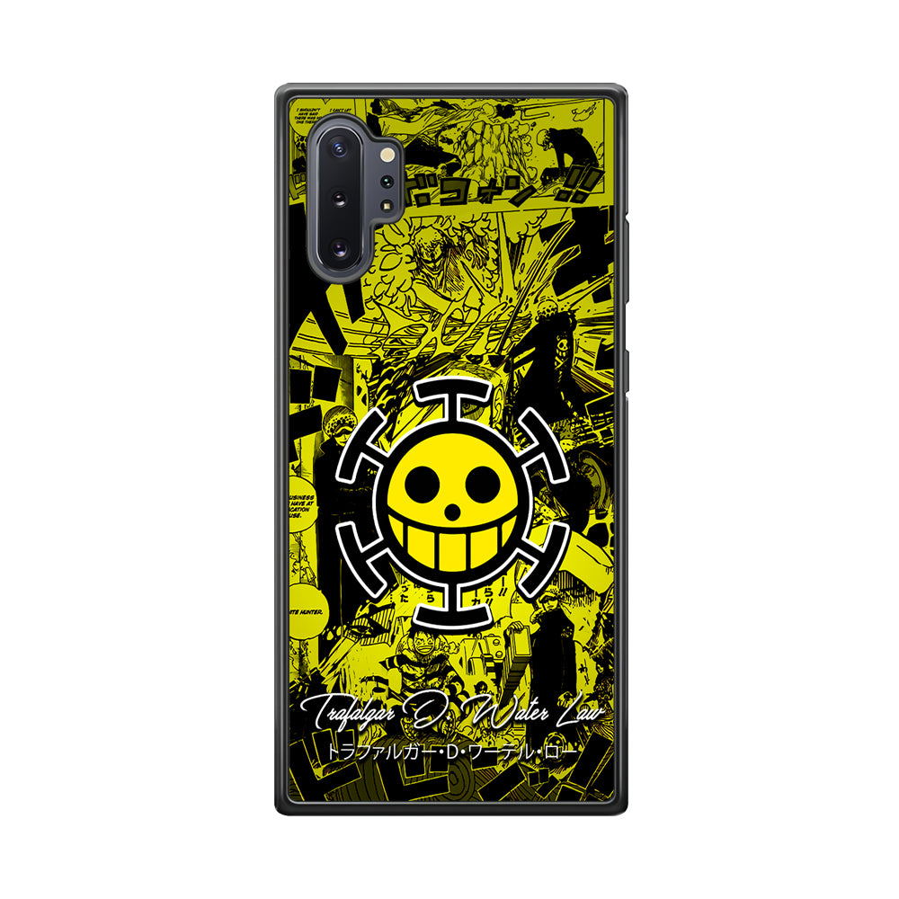 One Piece Trafalgar Law Comic Samsung Galaxy Note 10 Plus Case-Phone Case-Tempered Glass Case-Altracase