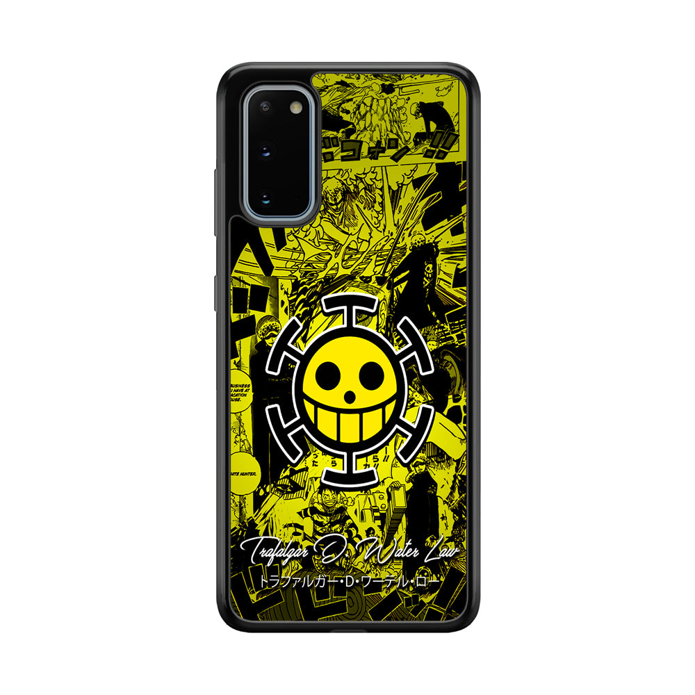 One Piece Trafalgar Law Comic Samsung Galaxy S20 Case-Phone Case-Tempered Glass Case-Altracase