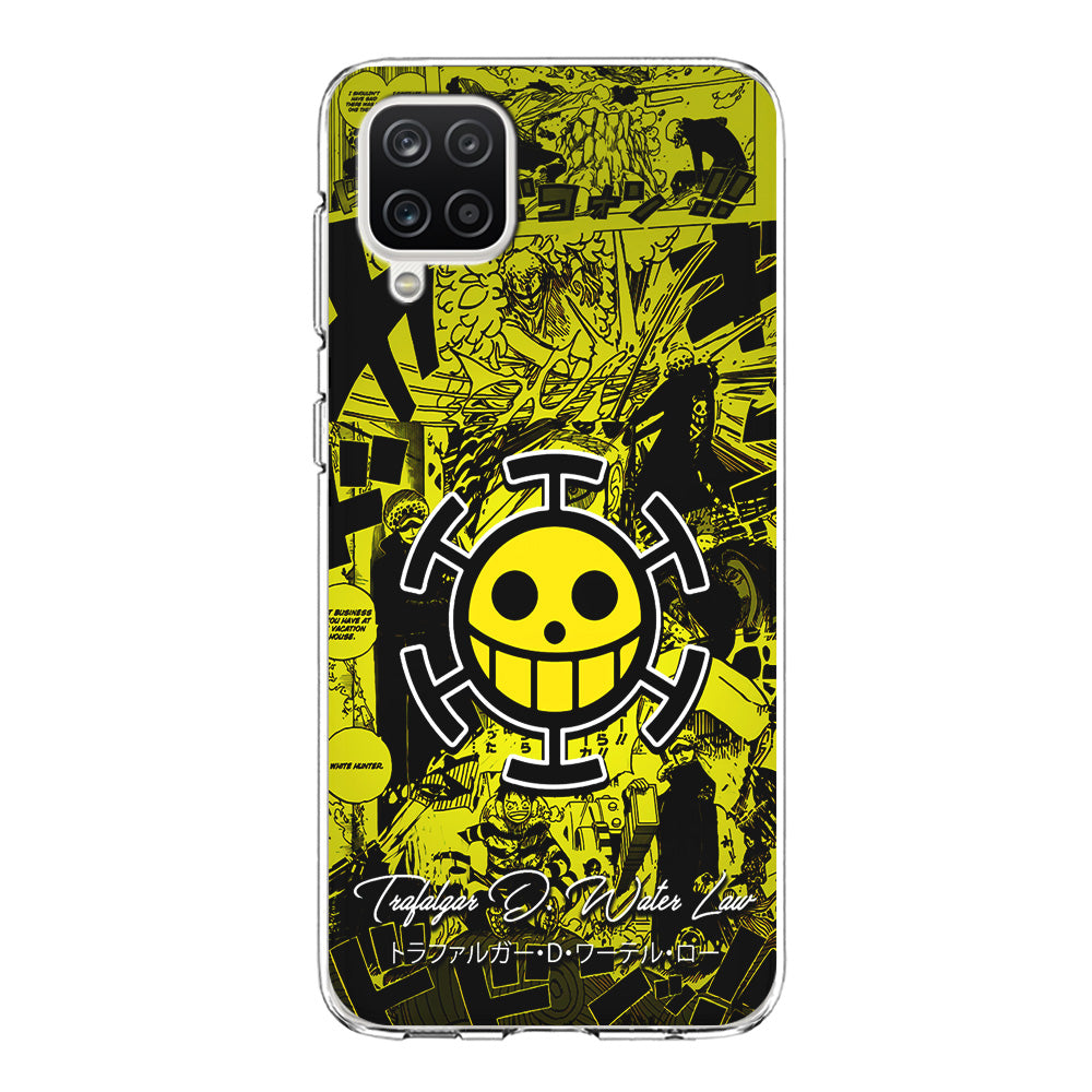 One Piece Trafalgar Law Comic Samsung Galaxy A12 Case-Phone Case-Clear Soft Case-Altracase