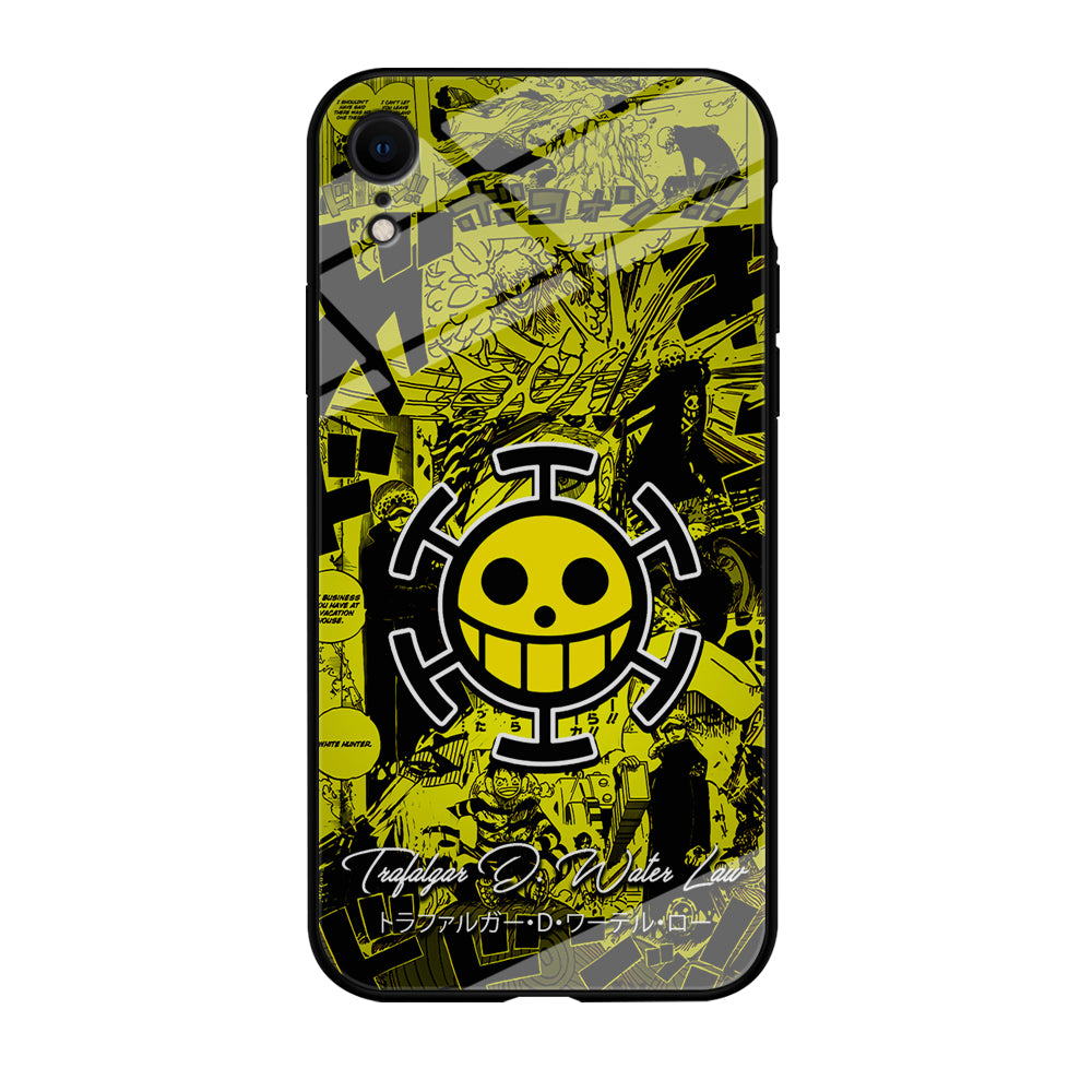 One Piece Trafalgar Law Comic iPhone XR Case-Phone Case-Tempered Glass Case-Altracase