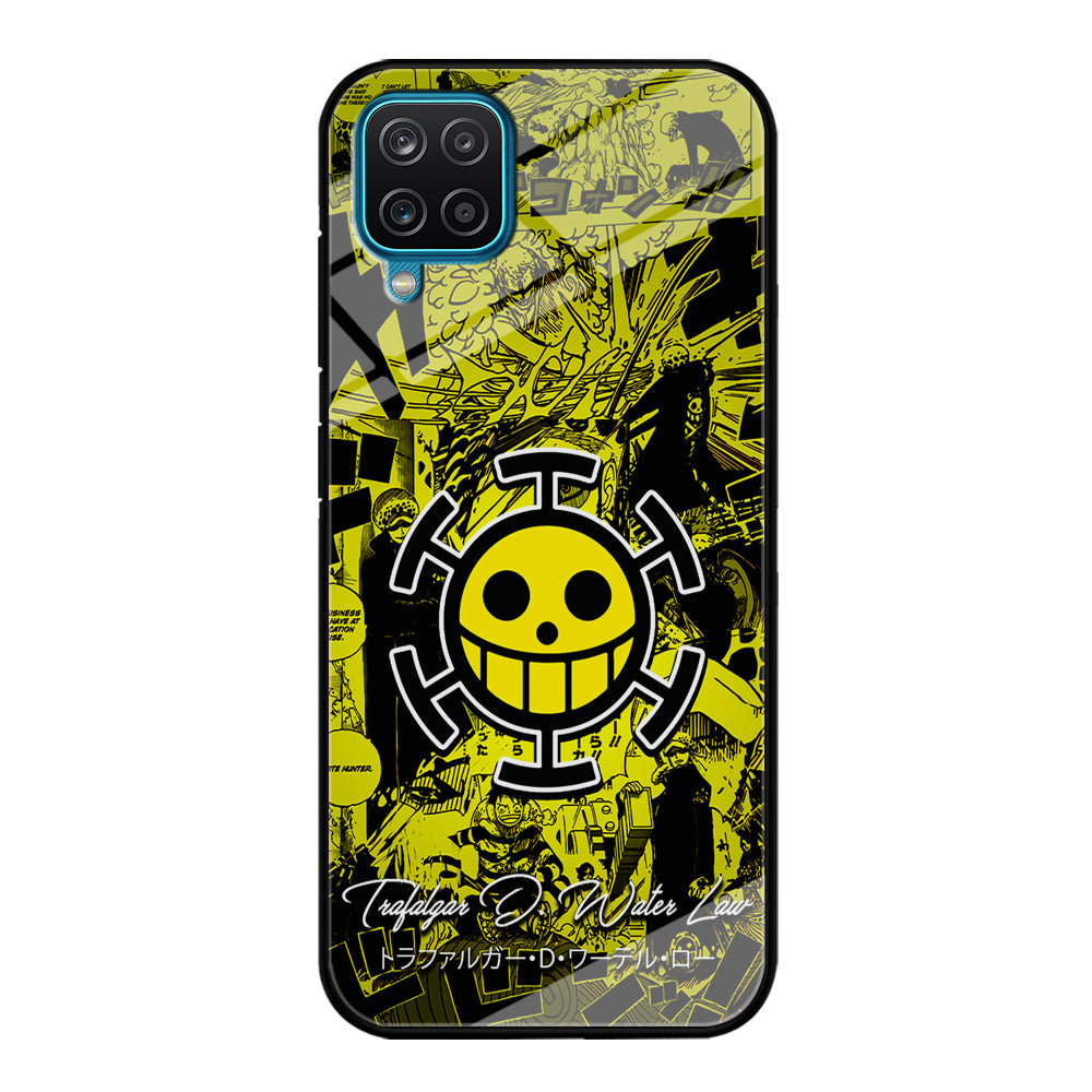 One Piece Trafalgar Law Comic Samsung Galaxy A12 Case-Phone Case-Tempered Glass Case-Altracase