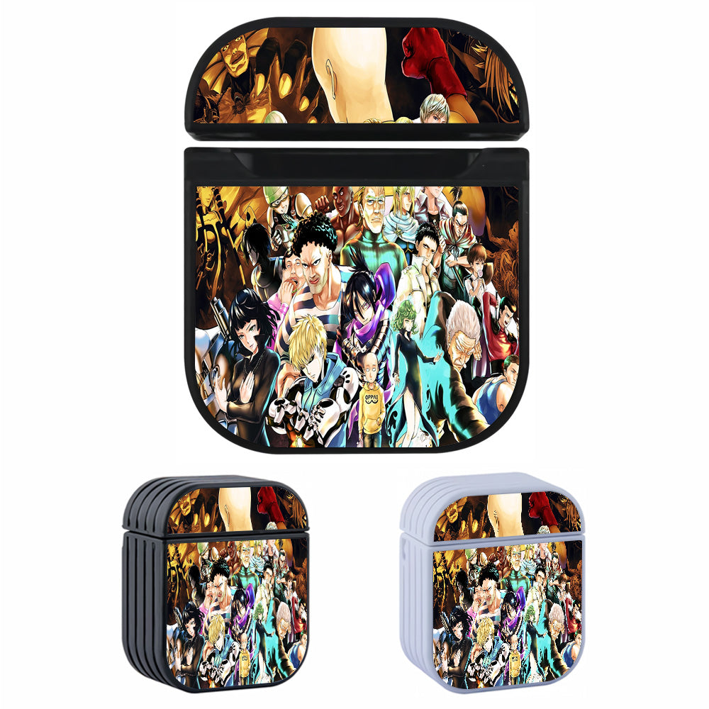 One Punch Man All Character Hard Plastic Case Cover For Apple Airpods-AirPod Case-Altracase
