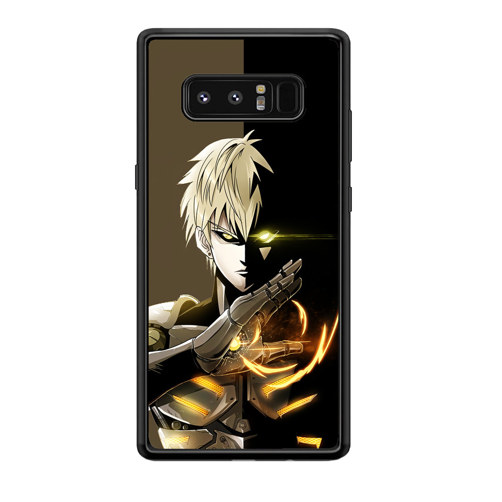 One Punch Man Genos Cyborg Samsung Galaxy Note 8 Case-Phone Case-Rubber Black (2D Case)-Altracase