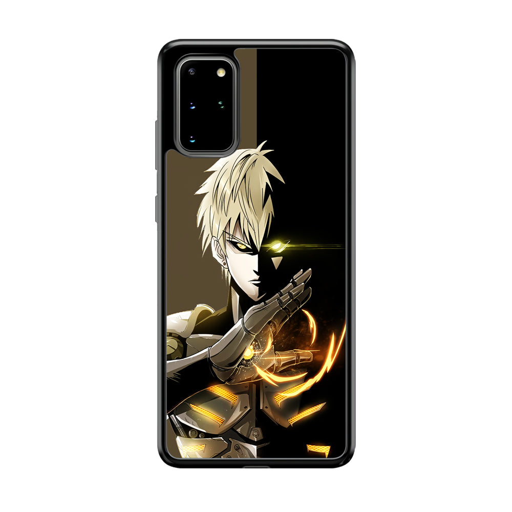One Punch Man Genos Cyborg Samsung Galaxy S20 Plus Case-Phone Case-Rubber Black (2D Case)-Altracase