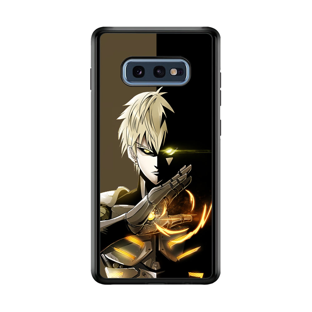 One Punch Man Genos Cyborg Samsung Galaxy S10E Case-Phone Case-Rubber Black (2D Case)-Altracase