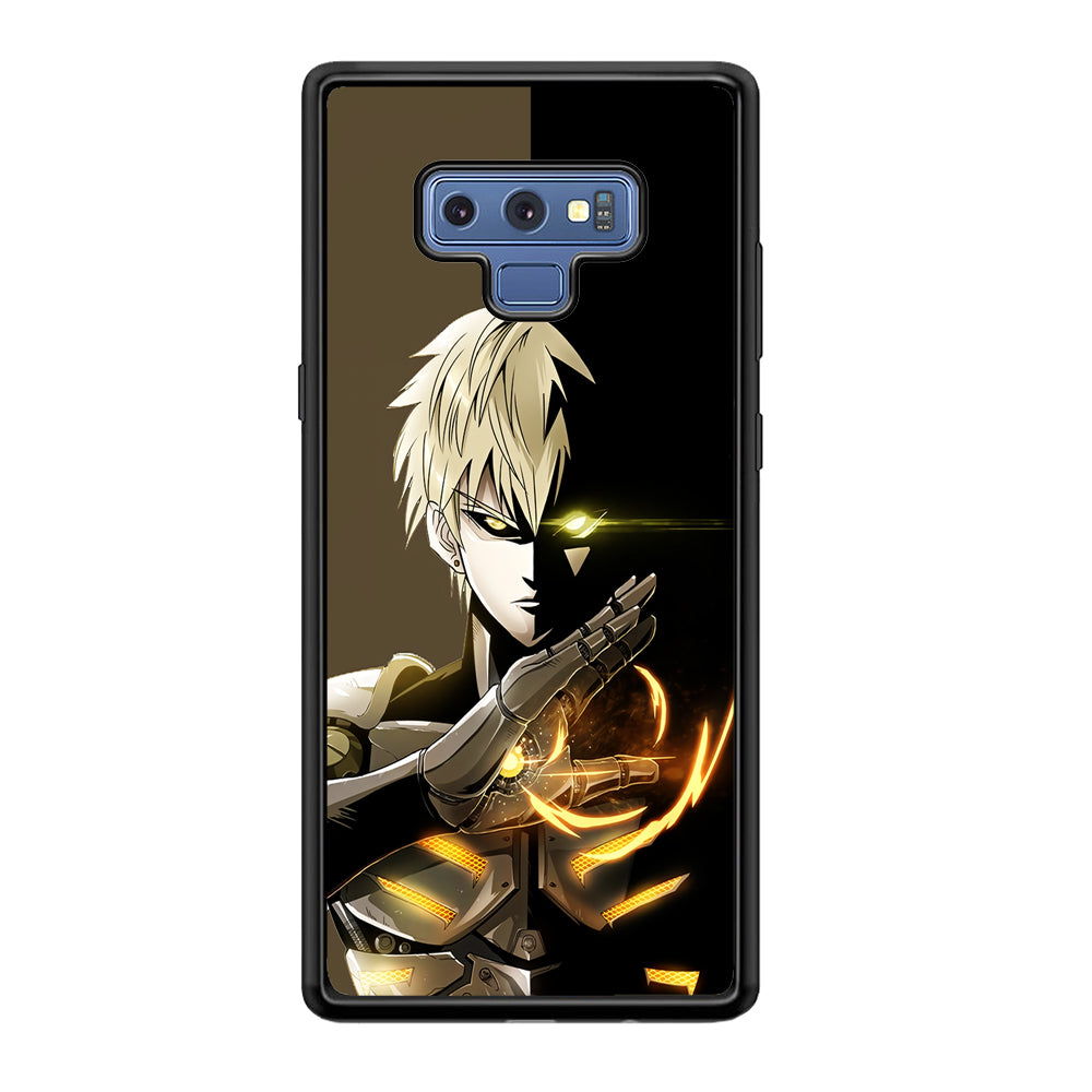 One Punch Man Genos Cyborg Samsung Galaxy Note 9 Case-Phone Case-Rubber Black (2D Case)-Altracase