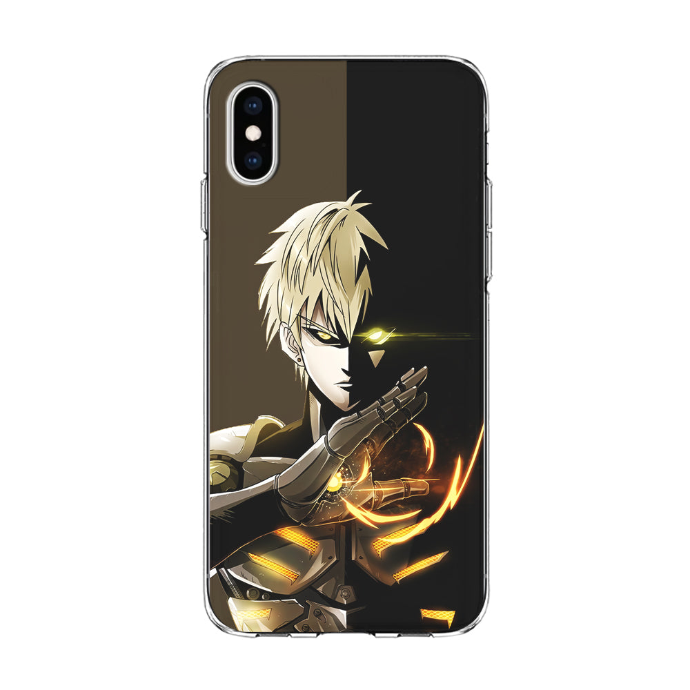 One Punch Man Genos Cyborg iPhone Xs Case-Phone Case-Clear Soft Case-Altracase