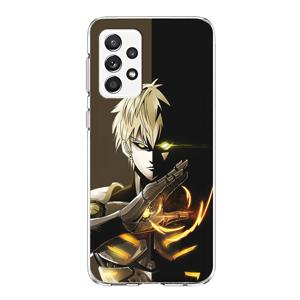 One Punch Man Genos Cyborg Samsung Galaxy A72 Case-Phone Case-Clear Soft Case-Altracase