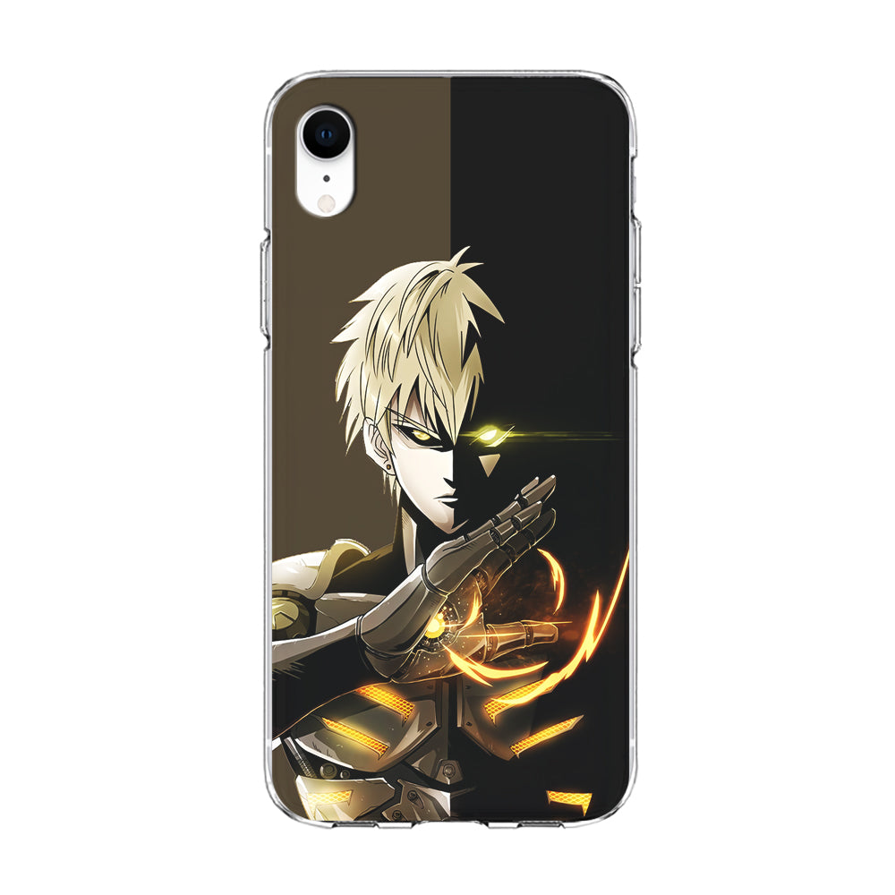 One Punch Man Genos Cyborg iPhone XR Case-Phone Case-Clear Soft Case-Altracase