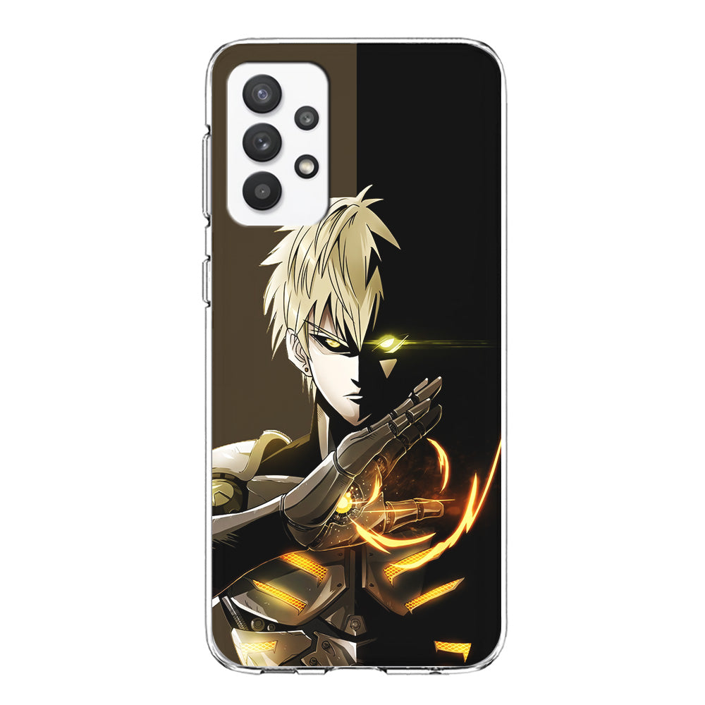 One Punch Man Genos Cyborg Samsung Galaxy A32 Case-Phone Case-Clear Soft Case-Altracase
