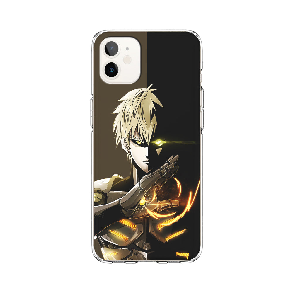 One Punch Man Genos Cyborg iPhone 12 Case-Phone Case-Clear Soft Case-Altracase