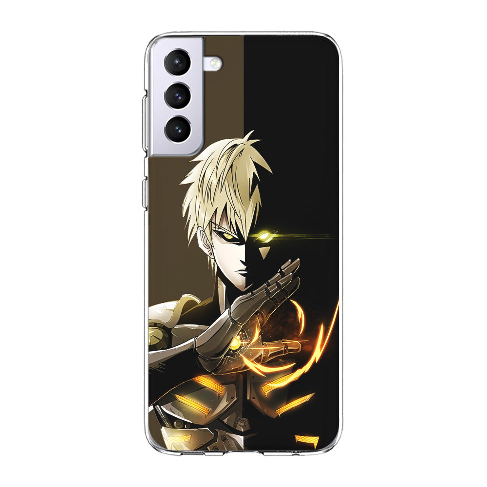 One Punch Man Genos Cyborg Samsung Galaxy S24 Case-Phone Case-Clear Soft Case-Altracase